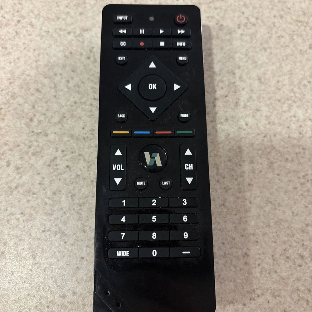 ORIGINAL OEM VIZIO VR17 TV Remote Control (NO KEYBOARD) Working Wireless‎